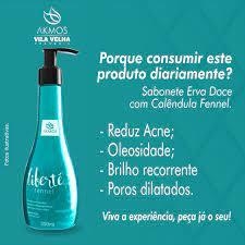 Sabonete Gel Fennel Erva Doce E Calêndula 250ml Akmos - comprar online