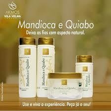 Shampoo Mandioca E Quiabo Akmos Crescimento+controle D Queda - comprar online