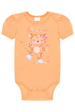 Conjunto de Body em Malha Fresh e Shorts em Viscose Kukiê 75324 - Estrelinha Baby Kids