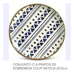 Jogo de Pratos Raso e Sobremesa Porto Brasil -12 unidades na internet