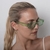 Gafas COLETTE verde traslúcido - Gafas Deb