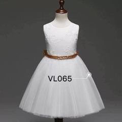 vestidos fiesta con moño vl065 - comprar online
