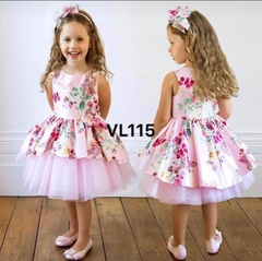 vestido floral Vl115