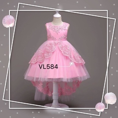 vestido para fiestas con moños 584