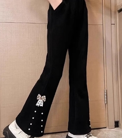 Pantalon acampanados frisadas - comprar online