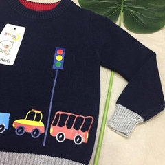 sweater autitos - XIAONAZCA