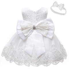 Vestido 648 con moño - comprar online