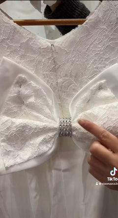 Vestido 648 con moño - XIAONAZCA