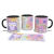 Caneca Colorida Professora de Inglês
