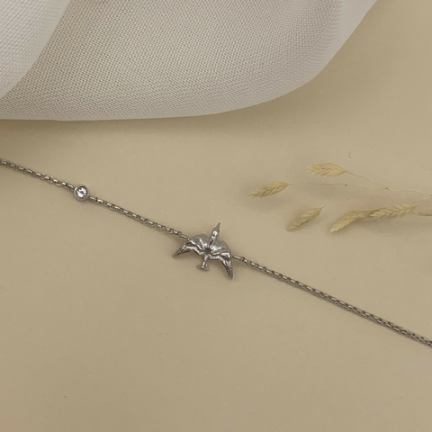 Pulseira Permita-se! Prata 950 - Coleção Liberdade