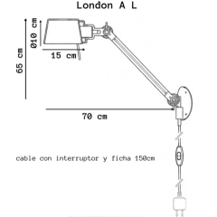APLIQUE ARTICULADO LONDON