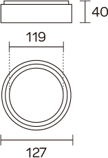 PLAFÓN INTERIOR / EXTERIOR 2730 - comprar online