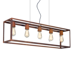 LAMPARA COLGANTE PILAR RECTANGULAR CC6653 - El Faro iluminación