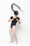 Collant Loja do Bailarino - Combo Camiseta mais Suporte Cor Preta