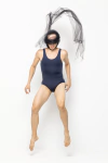 Collant Só Dança - Collant Regata Masculino Azul Marinho