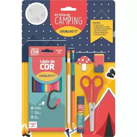 KIT ESCOLAR LEONORA CAMPING LEOELEO