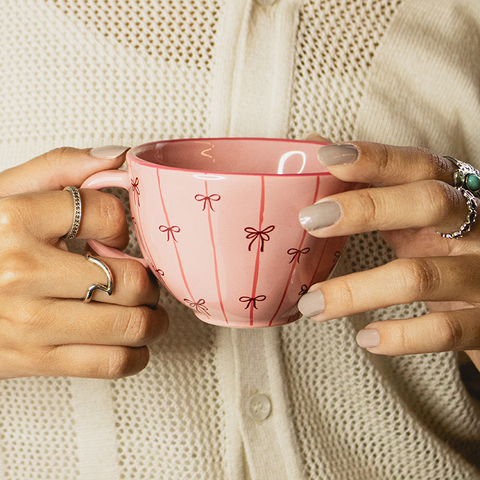 Caneca Magnólia Love Ribbon 180ML
