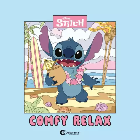 Livro de Colorir Comfy Relax Stitch
