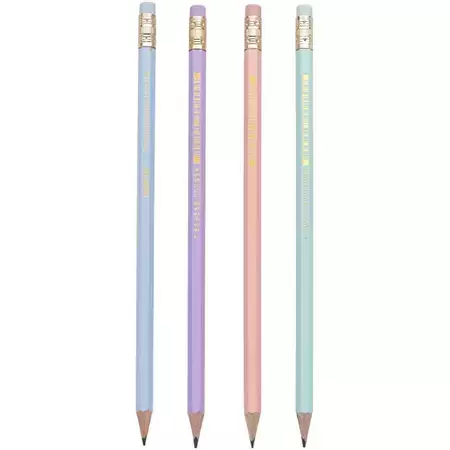 Lápis HB Com borracha Pastel