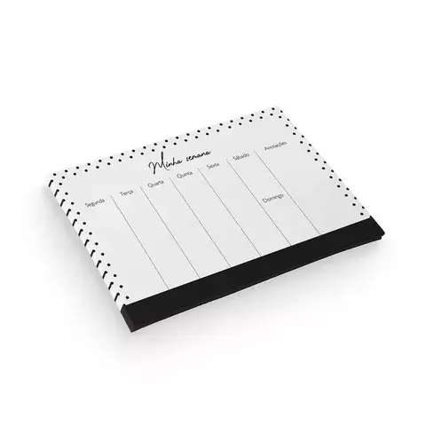 Planner de Mesa BRW Black