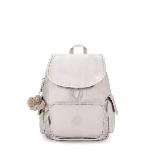 Mochila Kipling City Pack S Metalic Glow