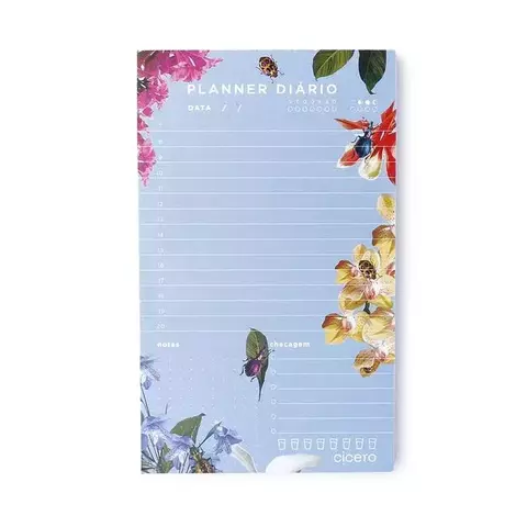 Planner Diário Permanente Bloco Joia Natural