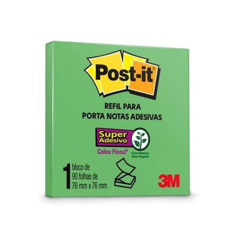 Post it Verde Limão 90 Folhas