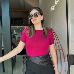 TRICOT MODAL COM MANGA - CAZ BOUTIQUE