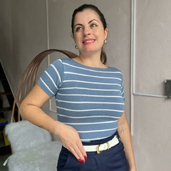 TRICOT MODAL LISTRADO na internet