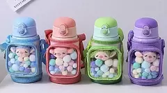 Botella kawaii de acero