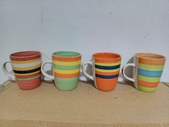 Tazas ralladas * 6 unidades