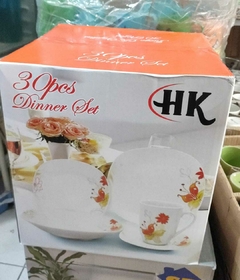 Juegos de vajillas 30 piezas de porcelana