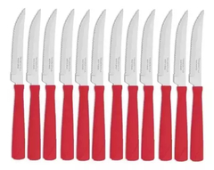 Cuchillo tramontina new kolor. Rojo