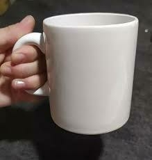 Tazas blancas de porcelana * 6 unidades