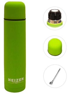 Termo acero engomado Hizen 1 litro