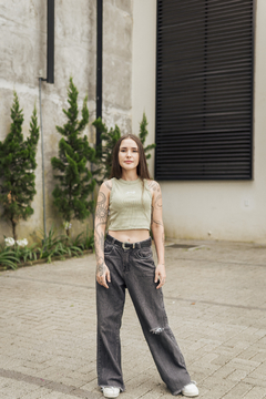 Regata Cropped Canelado