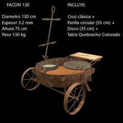 FOGONERO GRAN CAMPERO 120 CM