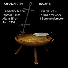 FOGONERO CHANCHA DE 120