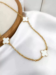 Colar folheado a ouro 18k inspiração joalheria / "Virginia". - Febijus