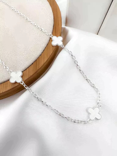 Colar folheado a ouro 18k inspiração joalheria / "Virginia". - loja online