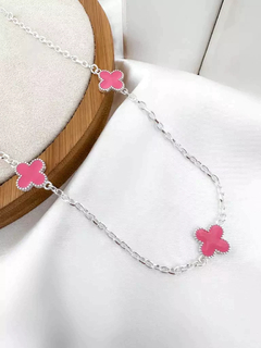 Colar folheado a ouro 18k inspiração joalheria / "Virginia". - Febijus