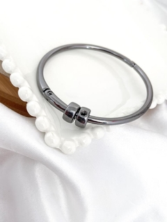 Bracele ródio - verniz italiano