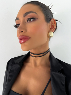 CHOKER COURINHO ARO DOIS FIOS COM PONTO DE LUZ - comprar online