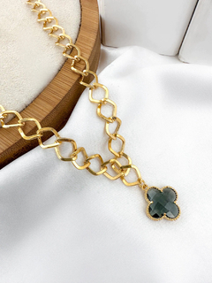 Colar corrente inspiração joalheria folheado a ouro 18k e prata 925. na internet