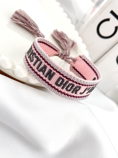 Imagem do Pulseira de pano inspiração joalheria