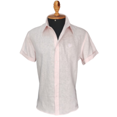 Camisa Social Linho Puro Manga Curta - loja online