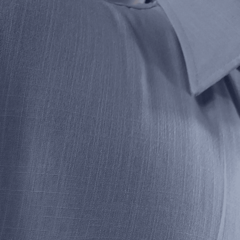Camisa Social de Viscose com Trama de Linho Azul Claro na internet