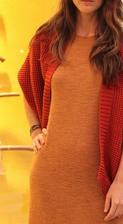 Casaco Tricot Kimono Punho Canelado - comprar online