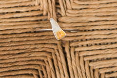 Bracelete em Prata Com Pedras Naturais Brutas