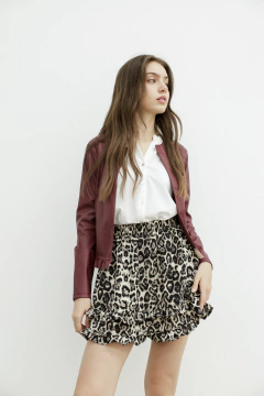 [CUERINA] Chaqueta con Volados - comprar online
